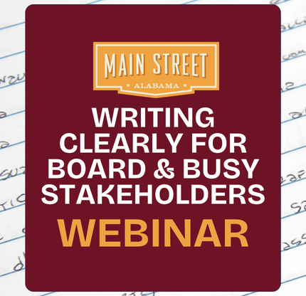 Writing Clearly for Board & Busy Stakeholders